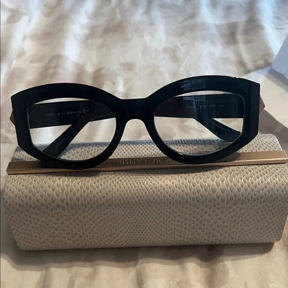 ✨Jimmy Choo Black and silver Women's Glasses - Picture 12 of 13